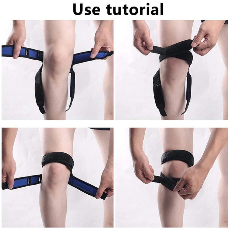 Регулируемый ремень для коленного сустава с ремешком | Спорт и развлечения