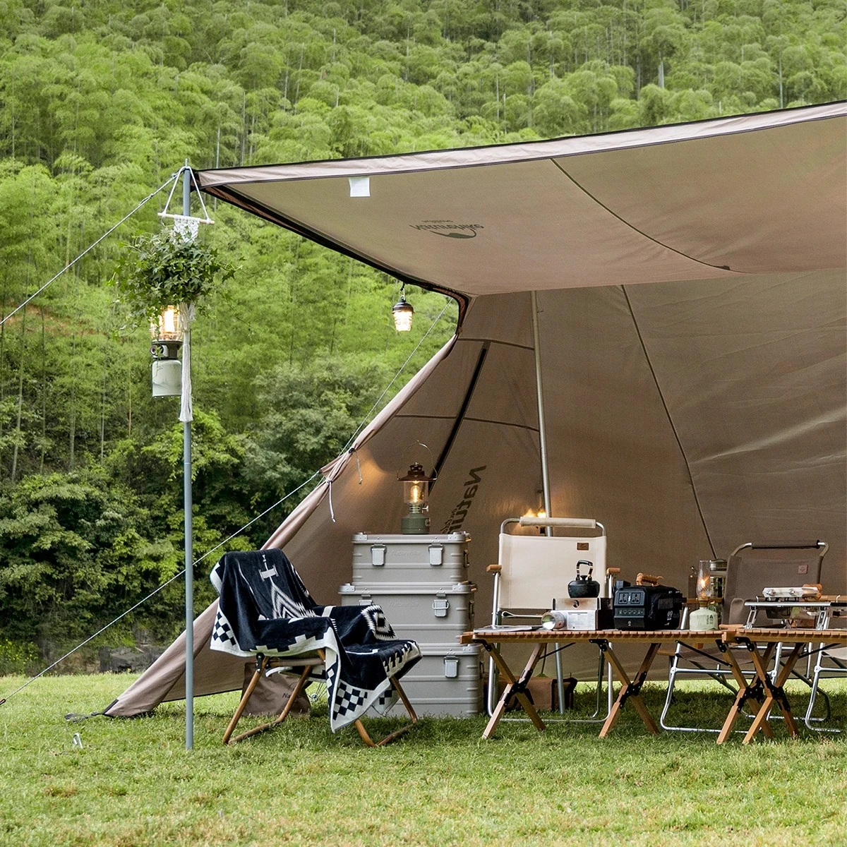 Палатка Naturehike Cloud Desk 150D из ткани Оксфорд уличный тент для кемпинга солнцезащитный