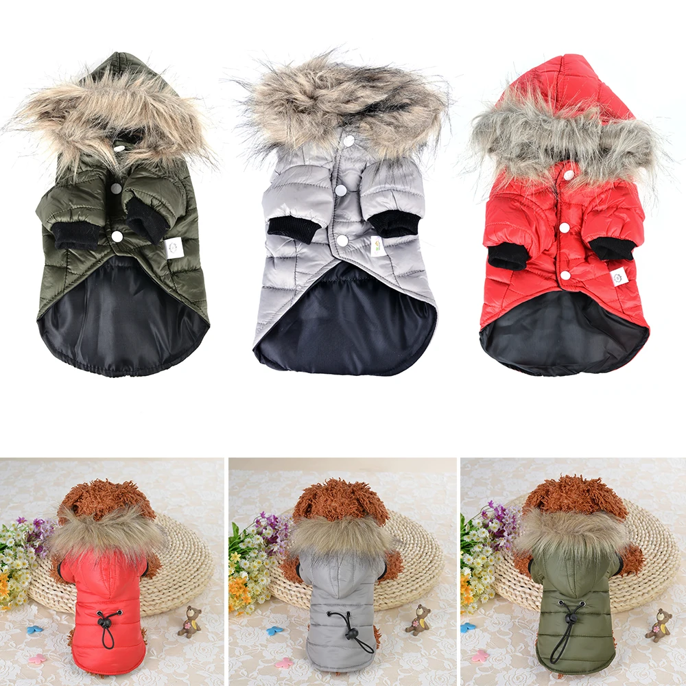 

2020 Winter Pet Dog Clothes Super Warm Jacket Thicker Cotton Coat For Chihuahua Soft Small Pets Clothing Puppy Hoodies