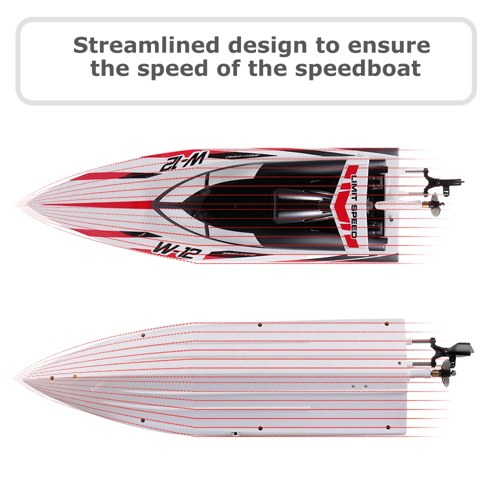 WLtoys WL912 A 2 4G радиоуправляемая гоночная лодка 35 км/ч высокоскоростная 390 защита