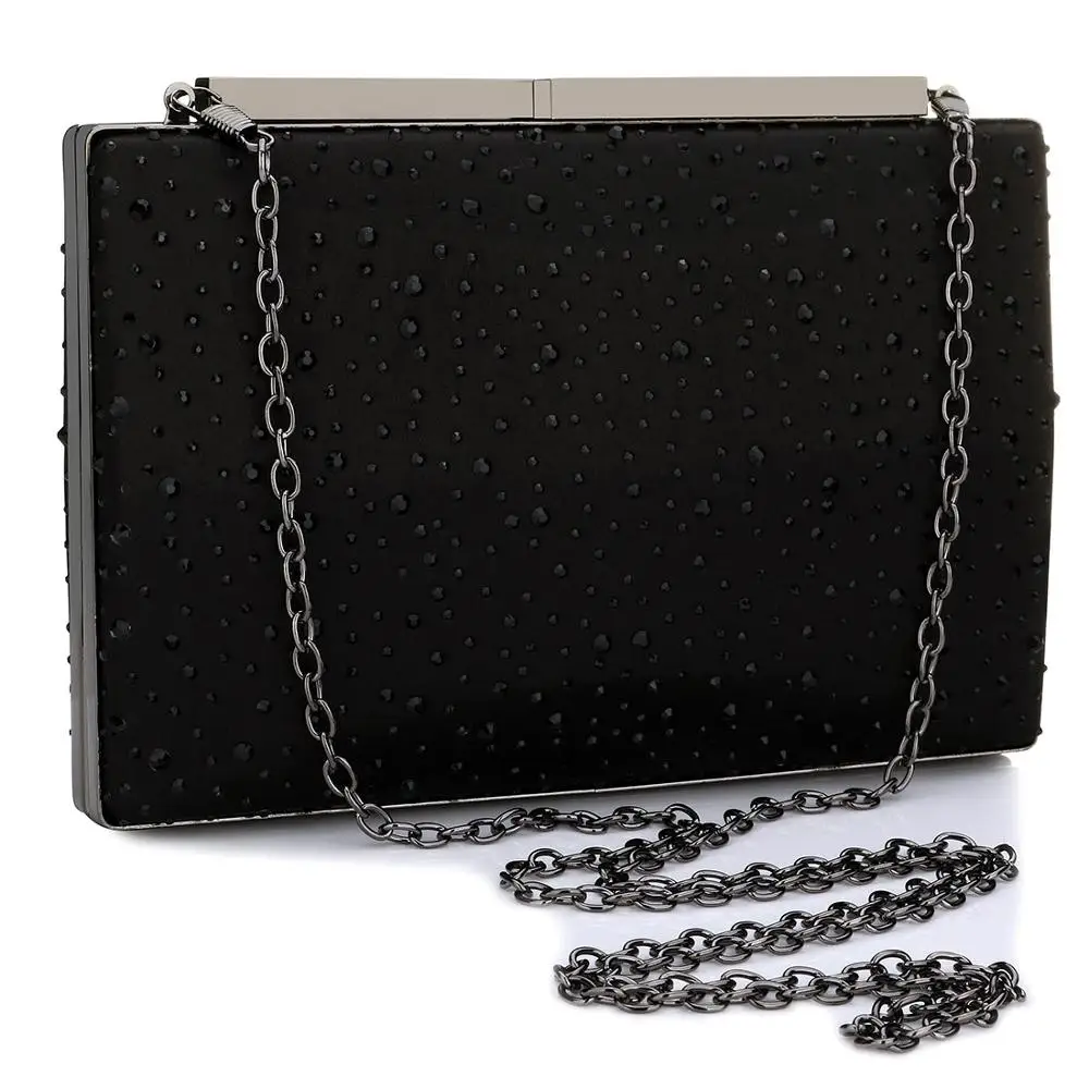 Женский вечерние сумочки клатчи со стразами жёсткий кошелек роскошный вечерний