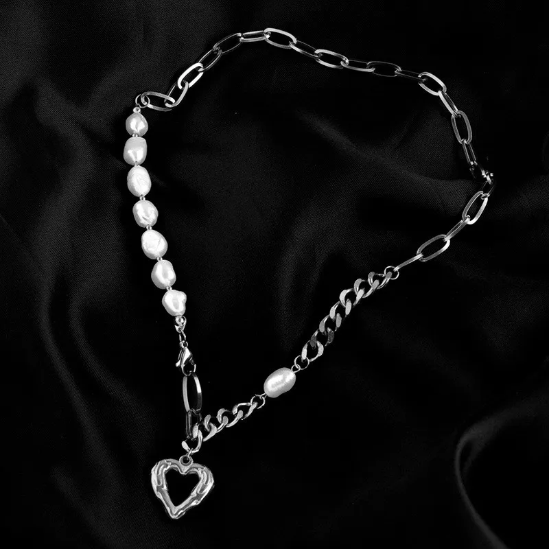 Ожерелье из натурального пресноводного жемчуга для женщин модное Винтажное