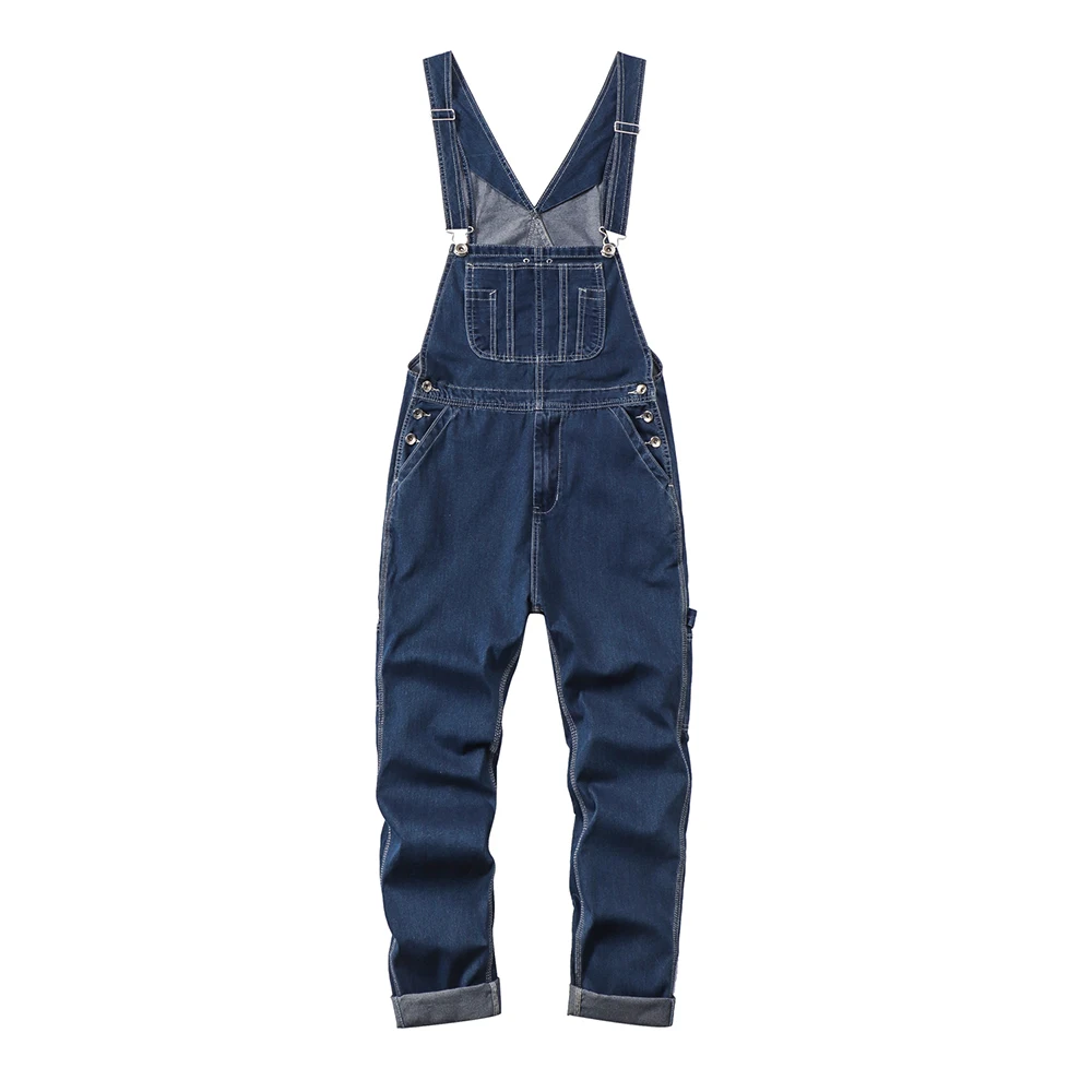 Мужские свободные комбинезоны больших размеров с большим карманом повседневные