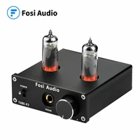 fosi audio p2 integrated portable headphone amplifier vacuum tube amp mini hifi stereo audio with low ground noise for headphone