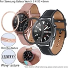 Рамка для Samsung Galaxy Watch 3 41 45 мм, защитный чехол с металлическим кольцом-бампером, защита от столкновений, тест скорости