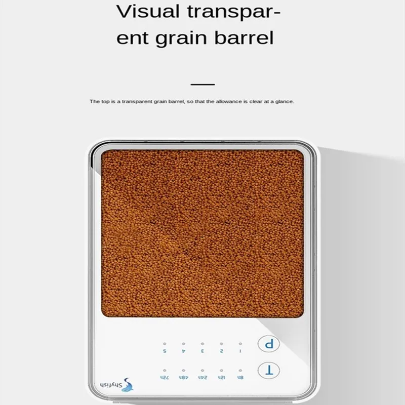 Автоматический кормушка для рыб Koi золотая рыбка маленький Фидер