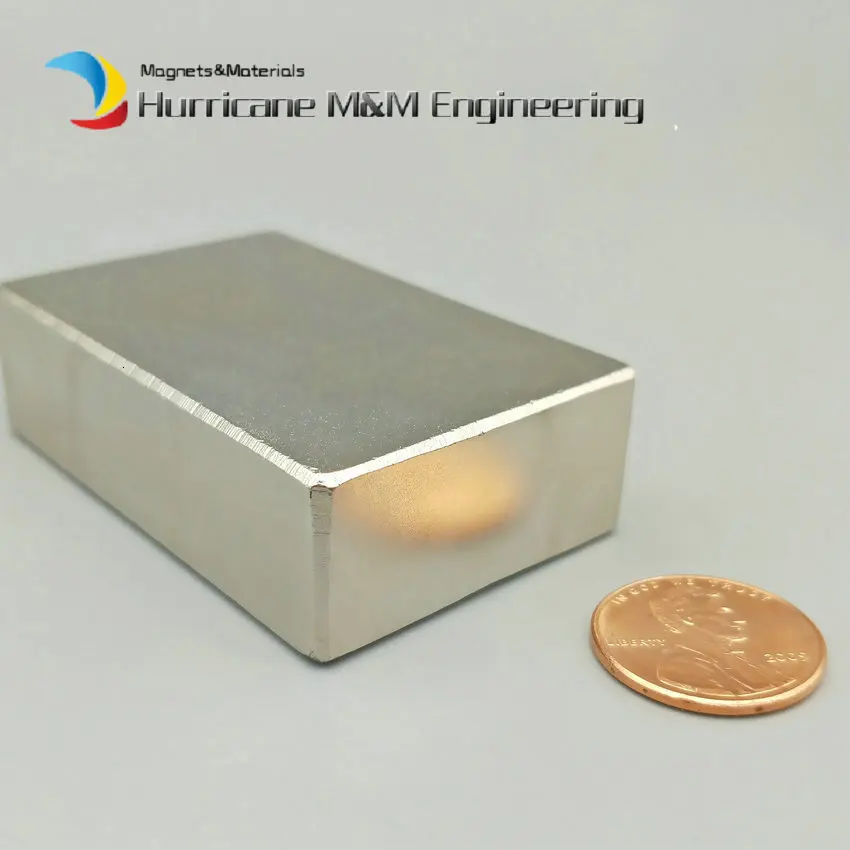 2 шт NdFeB Блок около 60x40x20 мм сильные неодимовые постоянные магниты 2,3" редкоземельный генератор магнит ветровой турбины магнит