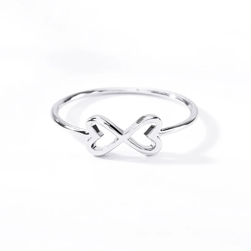 Милое Бесконечное Кольцо из нержавеющей стали модные ювелирные изделия