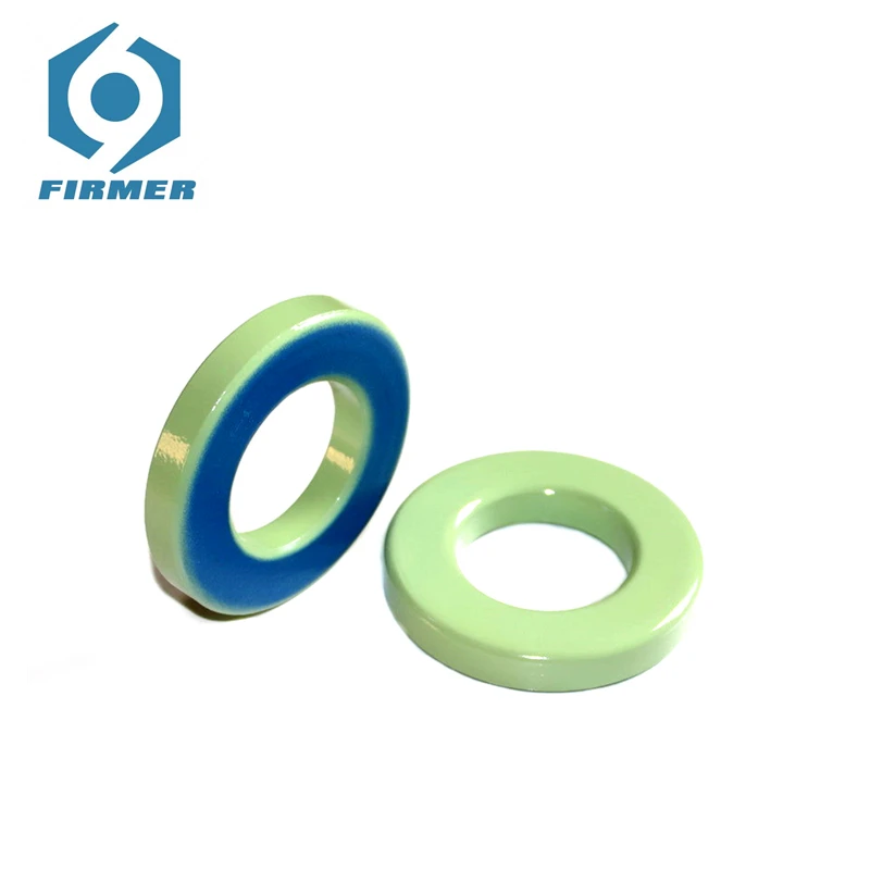 

50PCS T60-52 Ferrite Core Toroid Core Ferrite Chokes Ring Iron Powder Inductor Ferrite Rings Light Green Blue