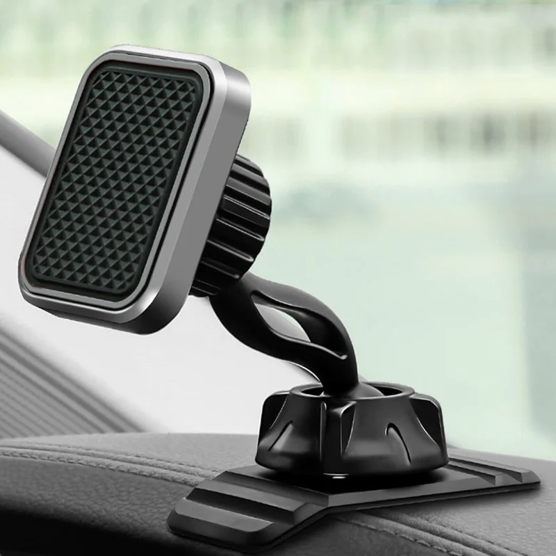 

Magnetic Car Phone Holder for Phone in Car Double 360 Degree GPS Strong Magnet Holder for iPhone Xiaomi Samsung Dashboard Mount