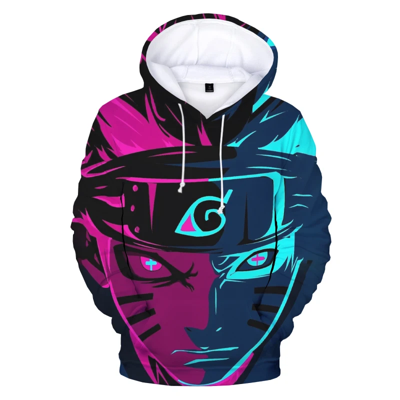 

2020 Anime Cosplay Hoodies Sweatshirts Harajuku Tops Men/Teens Casual Hoody Uzumaki Naruto Uchiha Sasuke 3D Hoodies Fashion Coat