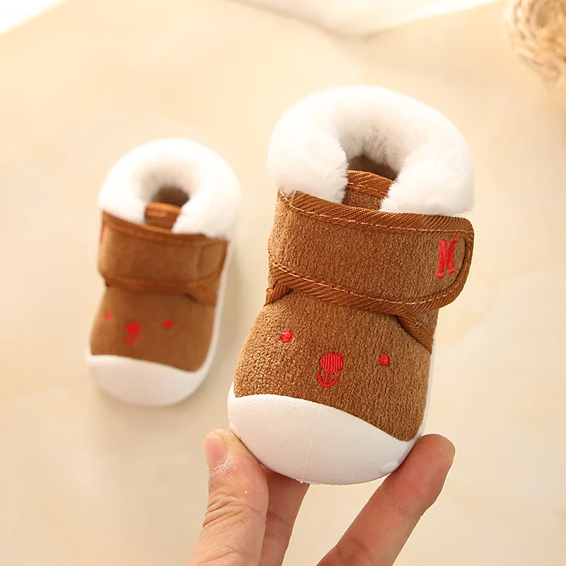 Новинка 2019 года зимние сапоги для маленьких девочек обувь новорожденного сезон