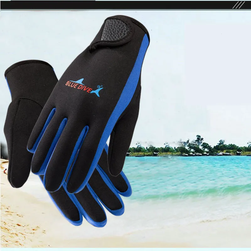 

2018 Winter 1.5mm Neoprene Women Men Swimming & Diving Gloves With The Magic Stick Anti-slip Cold Proof Warm Swimming Gloves