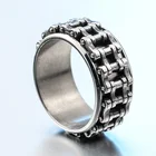 Модное креативное механическое кольцо на цепочке мужское кольцо в стиле хип-хоп рок для вечеринки