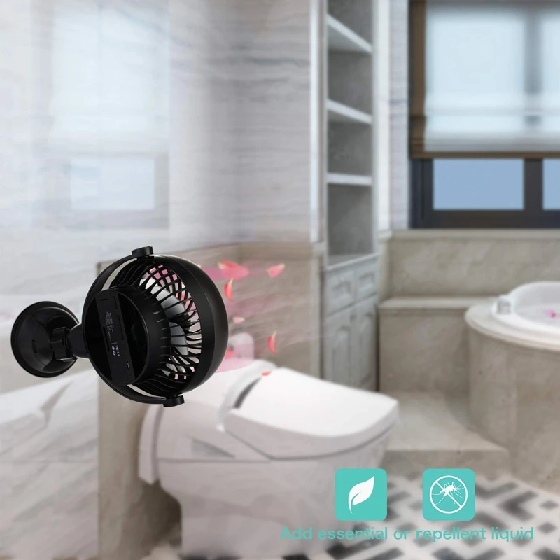 Лидер продаж работающий от батареи кухонный вентилятор с присоской емкость