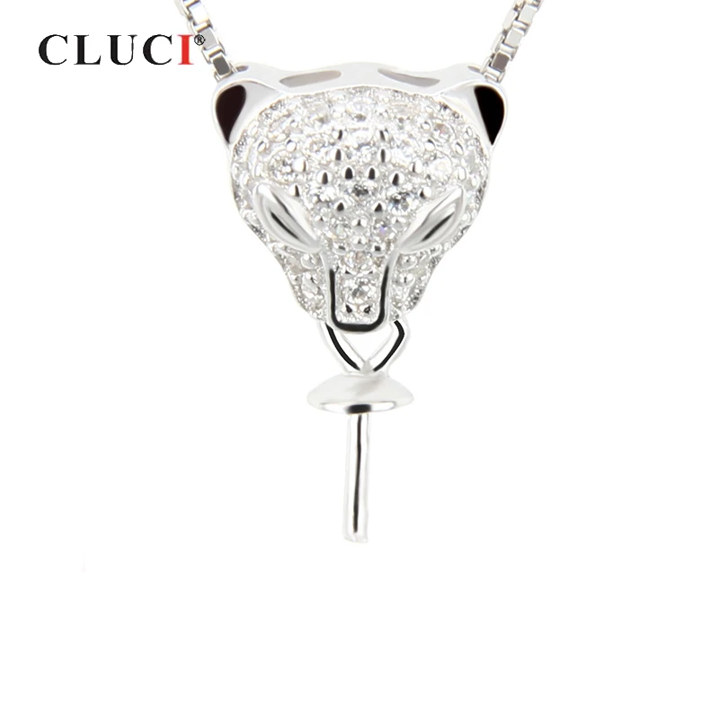 Женский кулон в форме леопарда CLUCI ювелирное изделие из серебра 925 пробы с