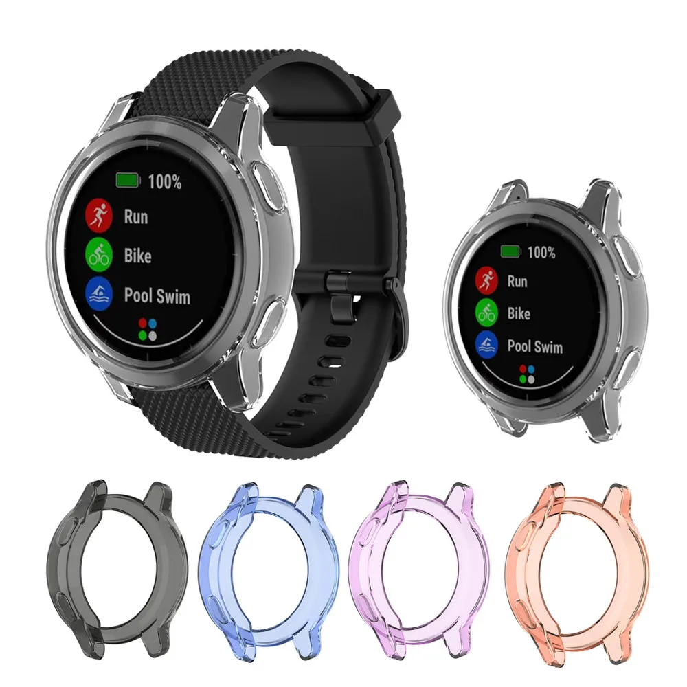 Чехол из ТПУ для Garmin Vivoactive4 Active защитный чехол умных часов Frame Vivoactive 4 &