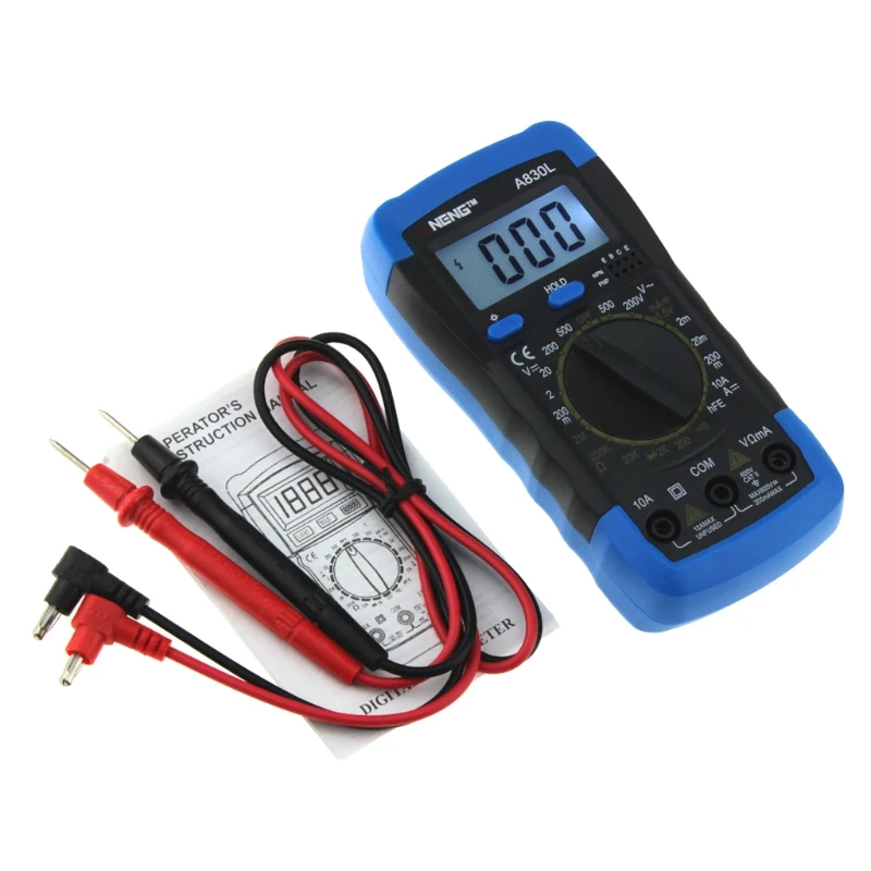 

A830L Digital Multimeter LCD DC AC Voltage Diode Freguency Multitester
