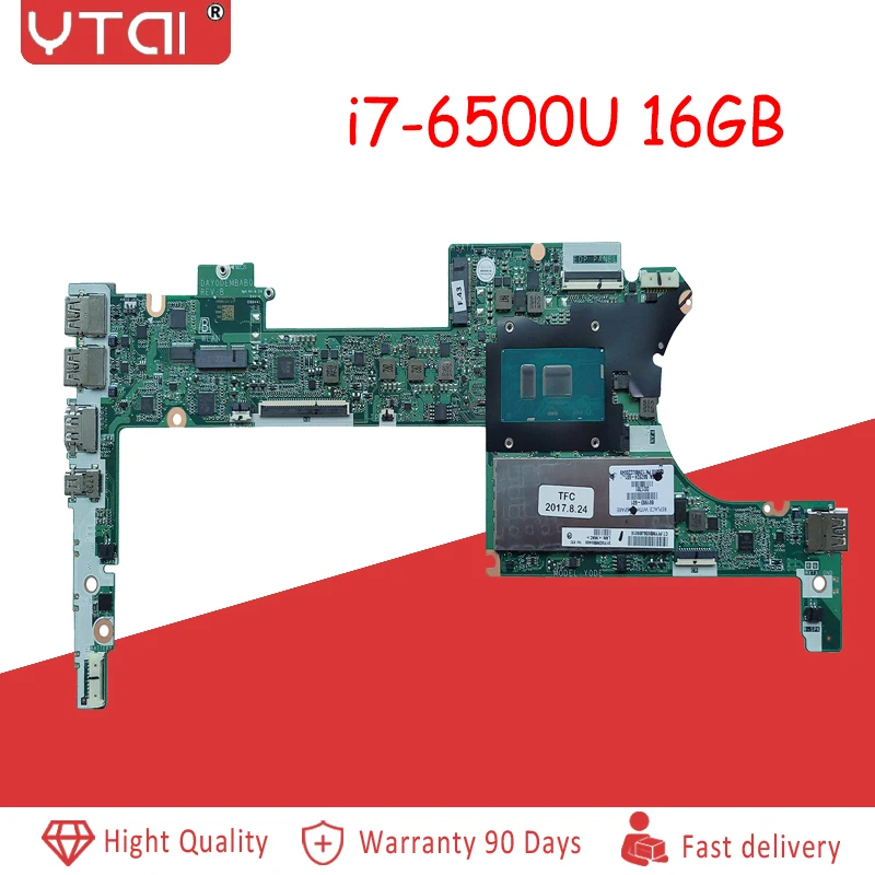 Для hp призрак X360 13-4000 13-4172NA Материнская плата ноутбука i7-6500U 16GB 861993-601 861993001 тестирование в целости