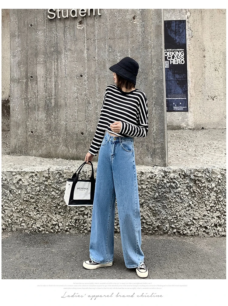 Mozuleva 2020 весенние модные женские джинсы с высокой талией прямые для женщин