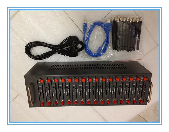 16 портов Gsm/gprs модем пул USB интерфейс Wavecom At команды Q24plus |