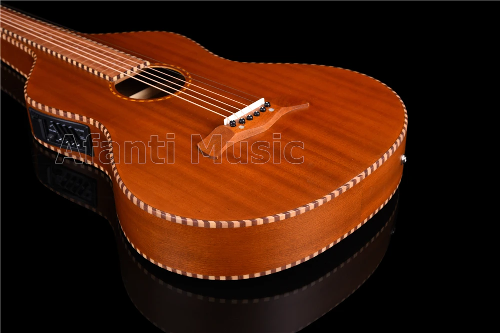 Afanti музыка все Sapele Дерево Weissenborn Гавайская гитара(HG-735