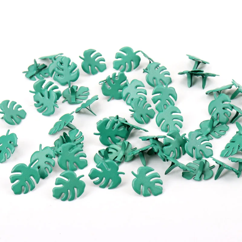 4. 17x14mm 20pcs Микс бабочка цветок лист форма горный хрусталь шпильки и шипы для одежды круглые квадратные штифтики для скрапбукинга, украшение застежки - Цвет: 4. 17x14mm 20pcs