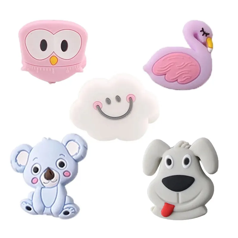 Укусы 2 шт. облако силиконовый бисер ребенок прорезывание зубов Мультфильм Сова
