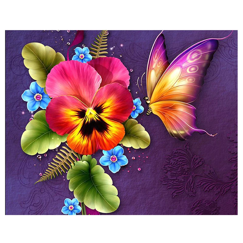 Алмазная живопись цветок Diy вышивка мозаика Стразы Вышивка Картины кристаллы