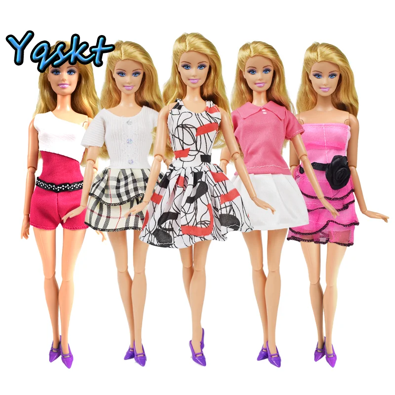 Купальники 5 шт./лот одежда для студентов комбинезон Одежда кукол разных стилей