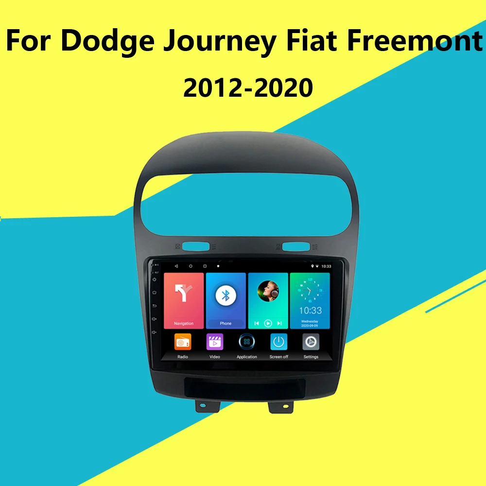 Для Dodge Journey Fiat Freemont 2012-2020 9 &quotAndroid 2 Din Автомобильный мультимедийный плеер GPS
