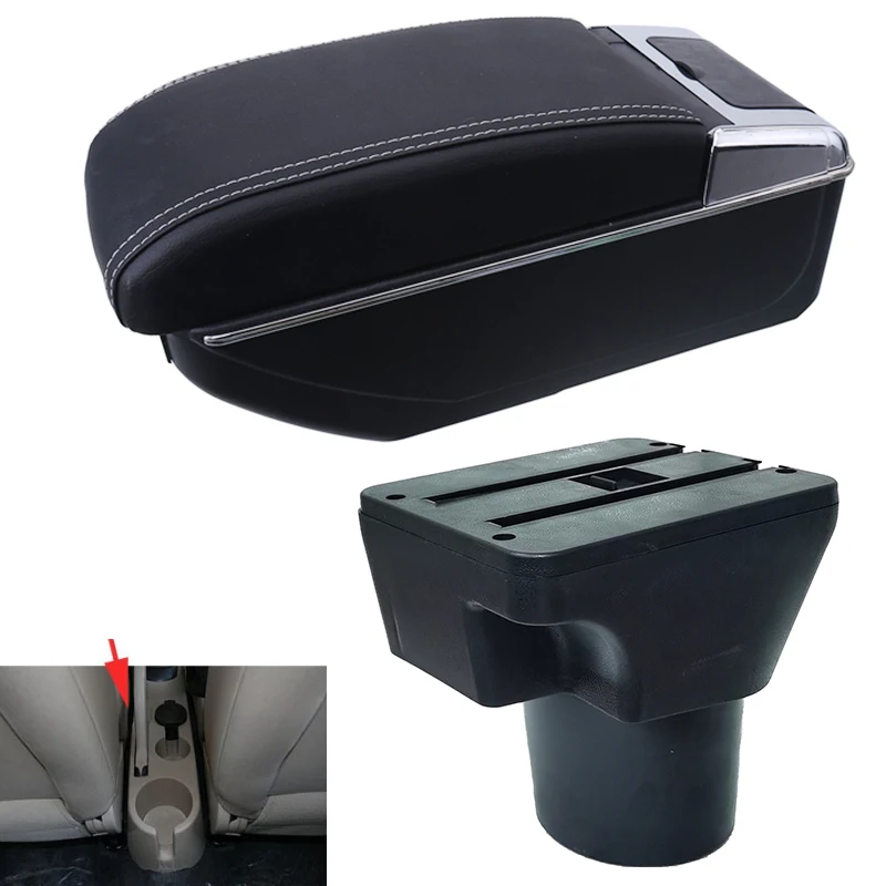 

Armrest Box For KIA Rio 2 Interior Retrofit Parts For KIA Rio2 2006 2007 2008 2009 2010 2011 Car Accessories Storage Armrest USB