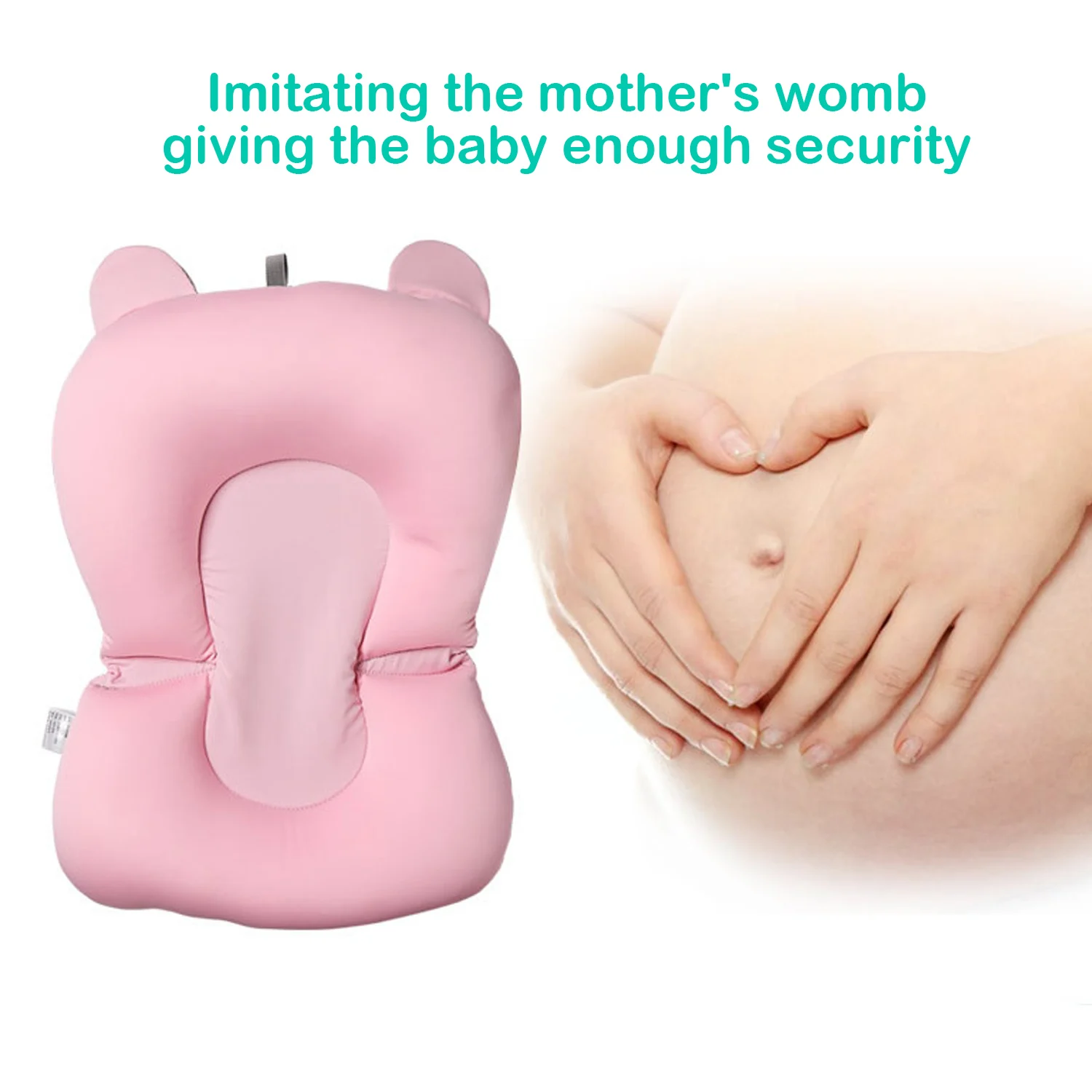 Плавающий Противоскользящий детский коврик для ванной подушка душа малыша губка