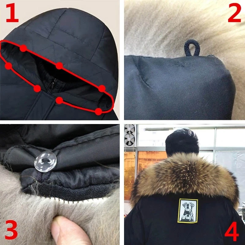 100% натуральный мех воротник 2021 зима енота женские шарфы пальто Шарфы роскошные