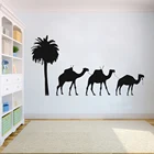 Настенные фрески в стиле пустыни с животными, детские наклейки для спальни, художественные фрески для оформления комнаты в офисе, домашнее украшение HQ080