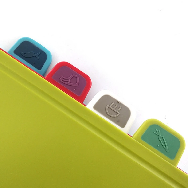

Kitchen Classification Cutting Board PP Multifunctional Non-Slip Cutting Board Raw and Cooked Food Classification