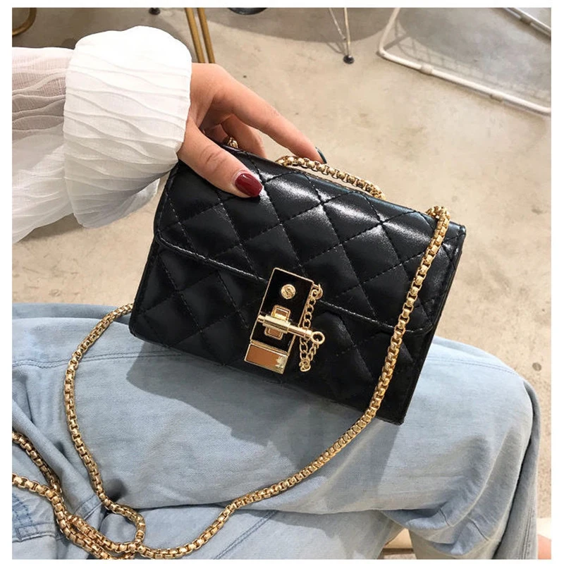 

Women Shoulder Bags New Fashion PU Leather Small Flap Bag Multiple Colour Ladies Chain Phone Shopping Crossbody Bag Wholesale