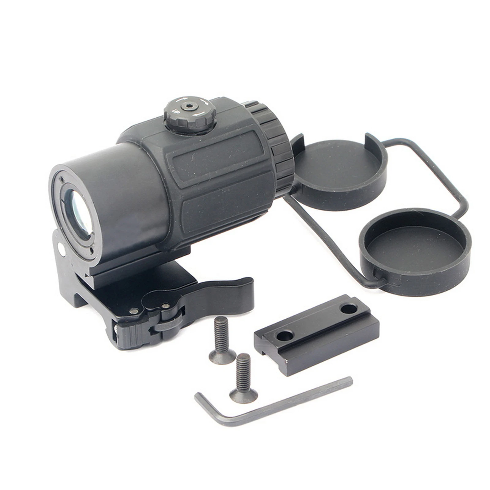 

Tactical G43 3x Magnifier Scope Sight with Switch to Side STS QD Mount Fit for 20mm Rail Rifle Gun Hunting Riflescope