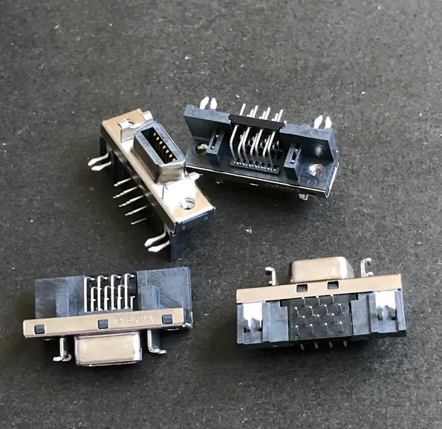 (3 шт.) оригинальный разъем servo SCSI 14 контактов 90 градусов Женский Разъем |
