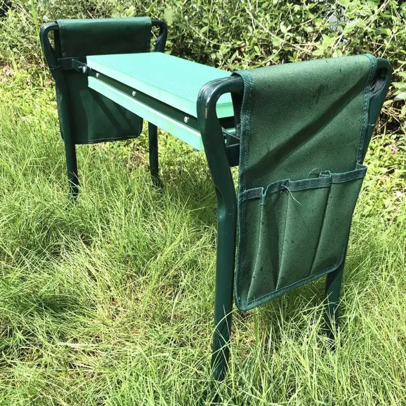 

Garden Kneeler Tool Bag Folding Small Cloth Belt Bag Multi-pocket Large Capacity Garden Tool Storage Finishing Pack M17E