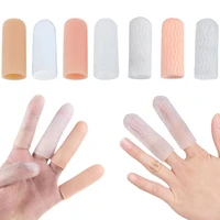 10pcs silicone gel toe tube finger protector sleeve toe separators protect cracked skin corn blisters callus pain relief care