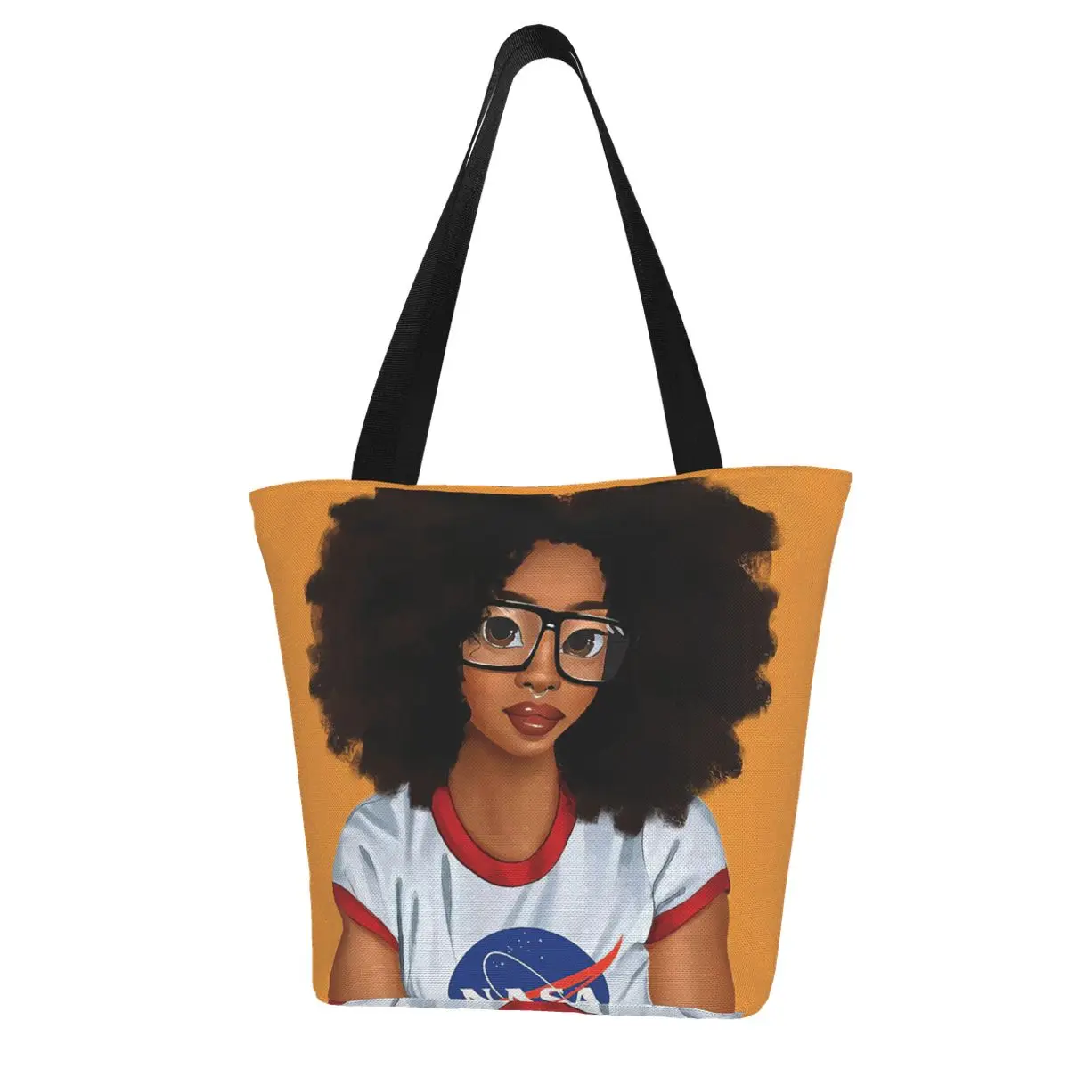 

Сумка-шоппер женская, с рисунком, в африканском стиле