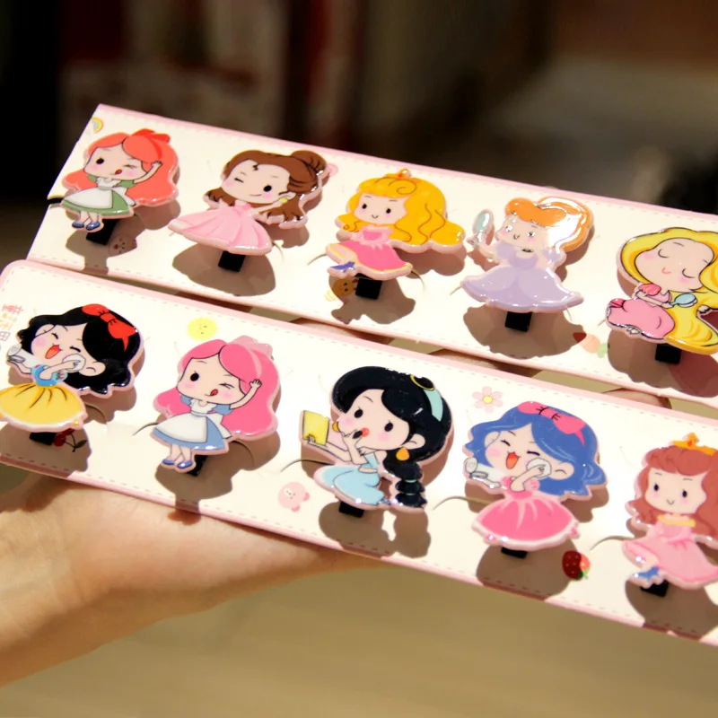 Disney для девочек повязка на голову одежда сна с изображением принцесс шпильки