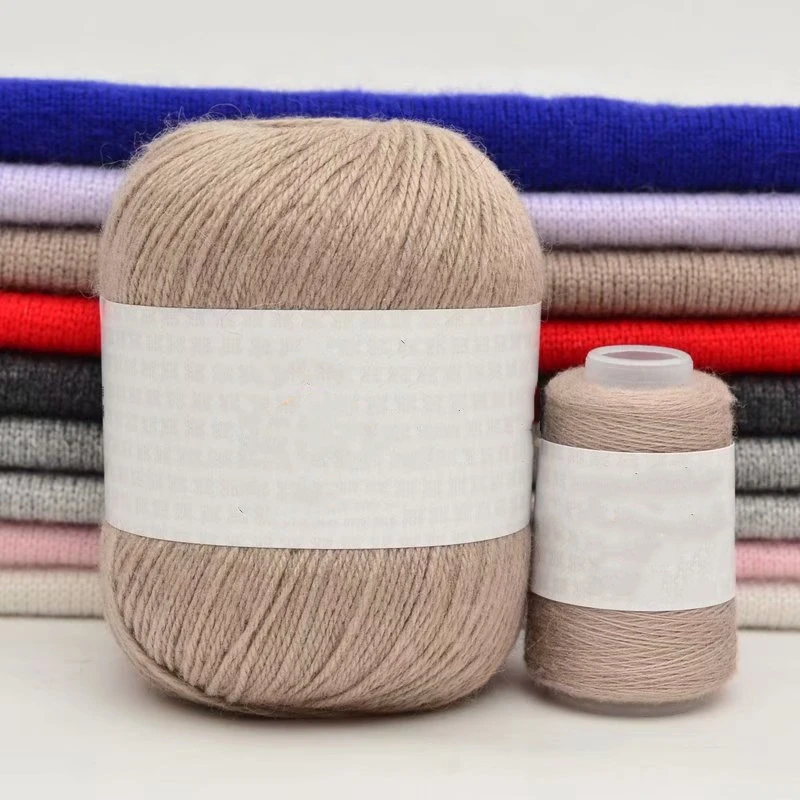 Высококачественная мягкая норковая бархатная шерстяная пряжа для ручного