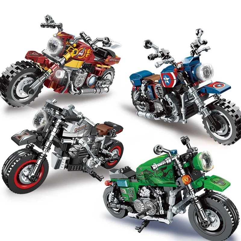 

Series of motorcycle sports car fancy assembled small particles of science and technology building blocks adult model toys
