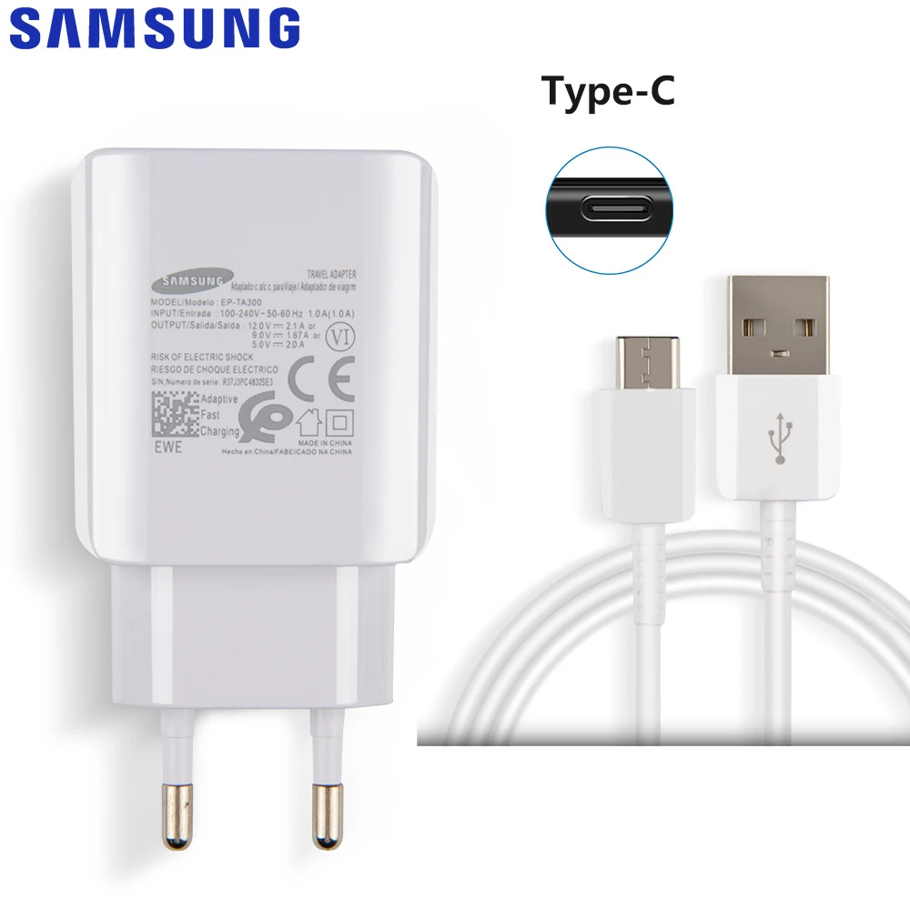 Оригинальное быстрое зарядное устройство 25 Вт Type-C Cble для Samsung Galaxy Note 10 9 8 S8 S9 Plus A50