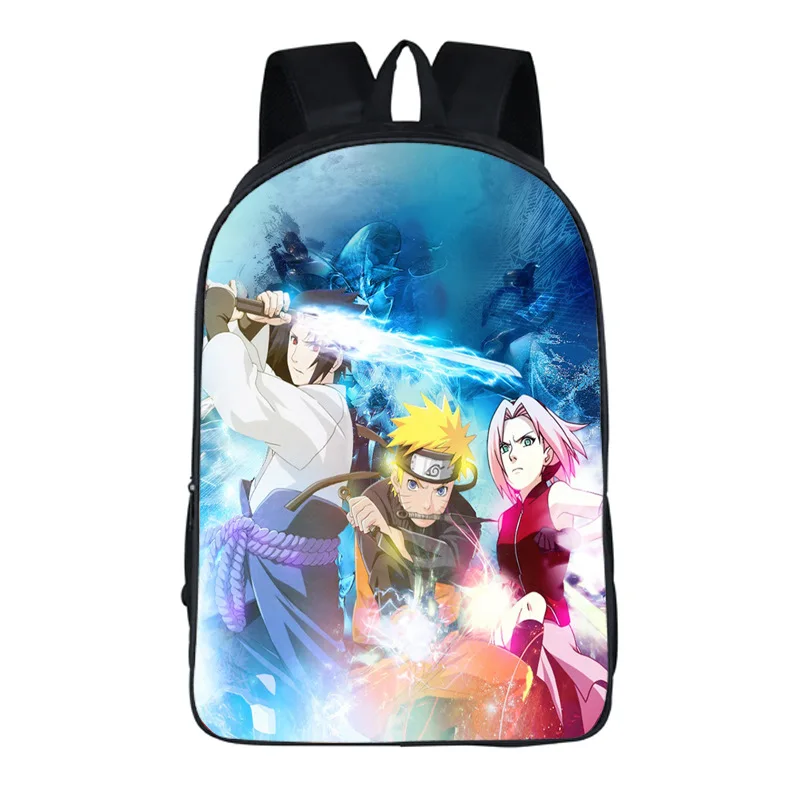 Японское аниме Наруто Косплей студенческие рюкзаки рукоделие принт классные