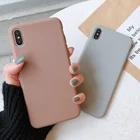 Роскошные однотонные тонкие мягкие чехлы карамельного цвета для Samsung Galaxy A7 A9 A6 A8 Plus 2018 A8S A9S A2 Core A3 A5 A7 2016 2017 S7 S6 Edge