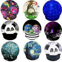 DIY Custom Memory Foam Nonslip Mouse Pad with Wrist Rest Support Mat For Computer Mac Laptop for office home Gaming