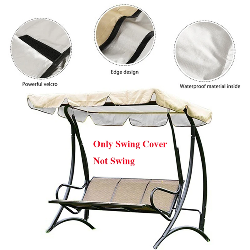 Открытый патио качели сиденье под навесом Топ Водонепроницаемый Зонт замены